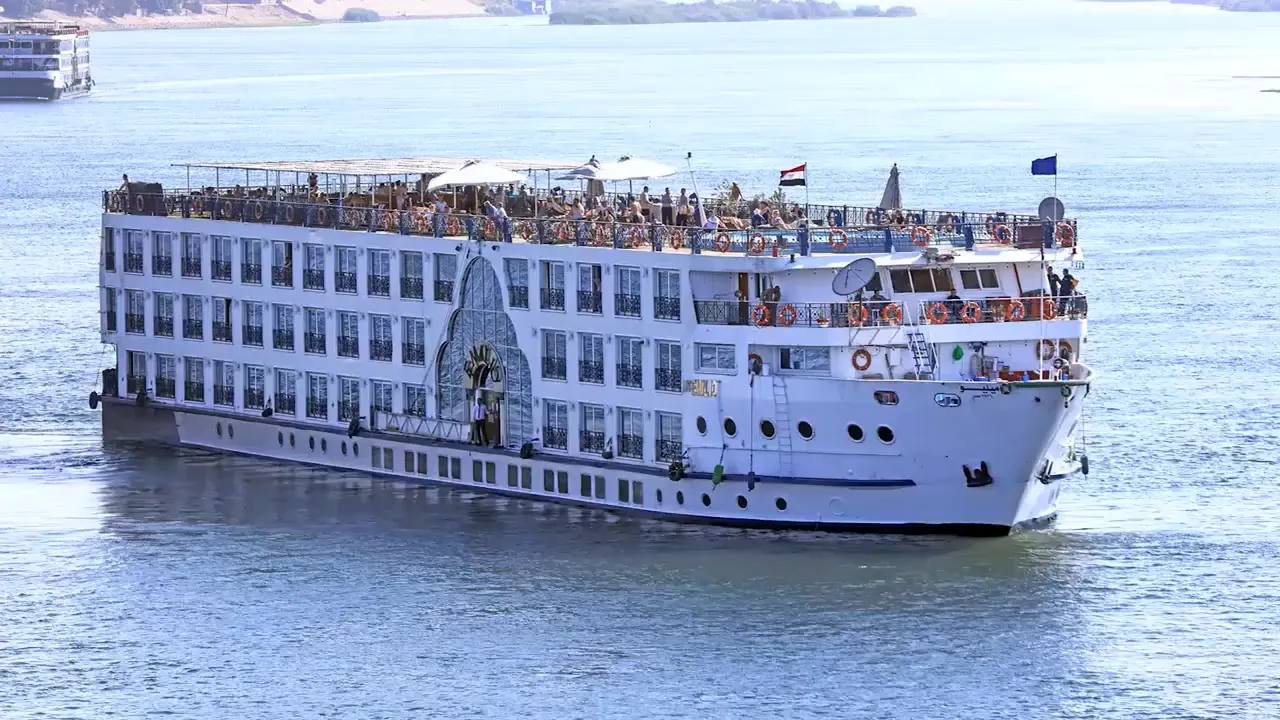 Exterior view of the MS Emilio Nile Cruise Nile cruise ship